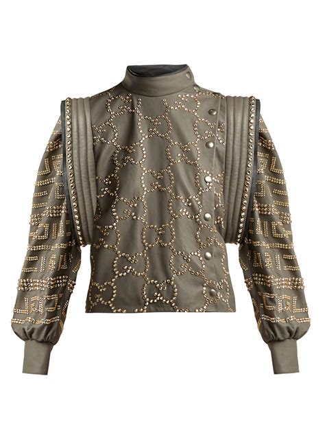 crystal jacket gucci|Gucci blazers for women.